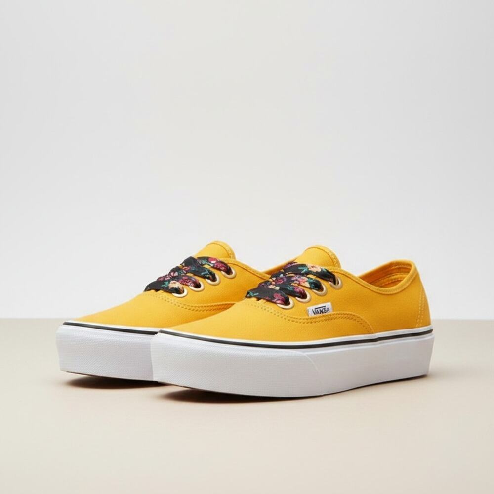 VANS Authentic Platform (Oversized Lace) Zinnia Women's Skate Shoes Size 5.5
